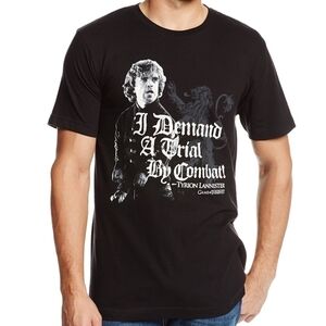 HBO Game of Thrones Tyrion Trial By Combat T Shirt Size L